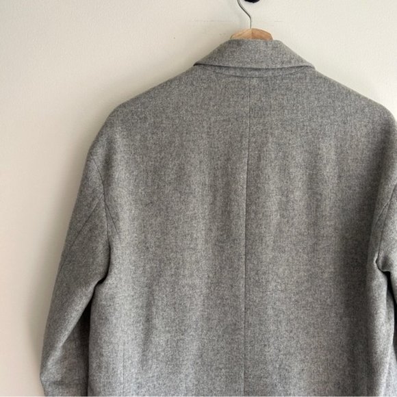 ALL Saints Sancia Lotto Coat Grey wool pea coat - Picture 8 of 8